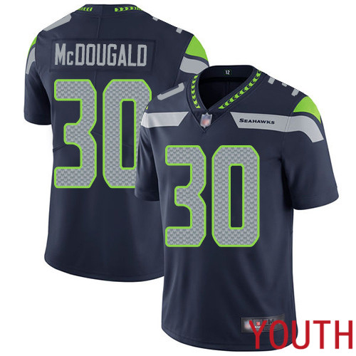 Seattle Seahawks Limited Navy Blue Youth Bradley McDougald Home Jersey NFL Football #30 Vapor Untouchable